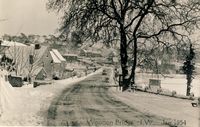 Picture of View of Kite Hill in the snow January 1954